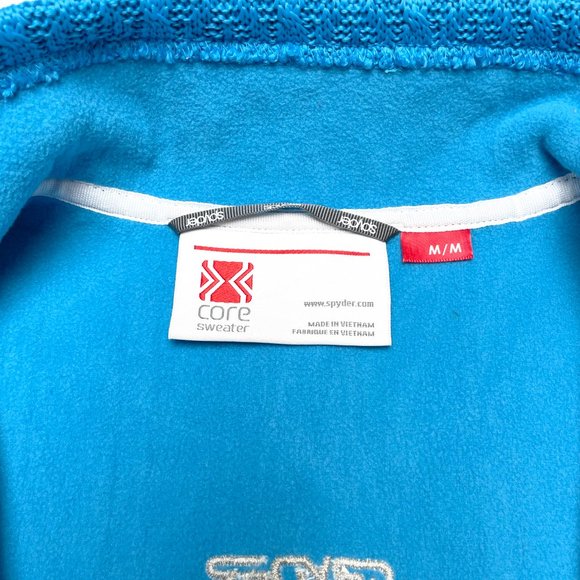 Spyder Hoody Cable Core Zipup - Baby Blue | Med - Picture 8 of 15